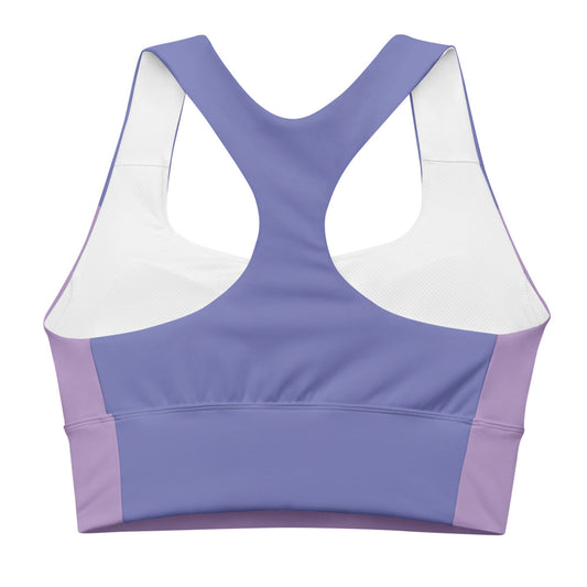 Two Tone Purple Sports Bra