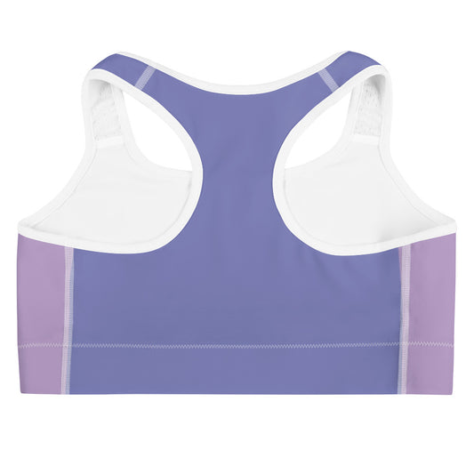 Two Tone Purple Sports Bra