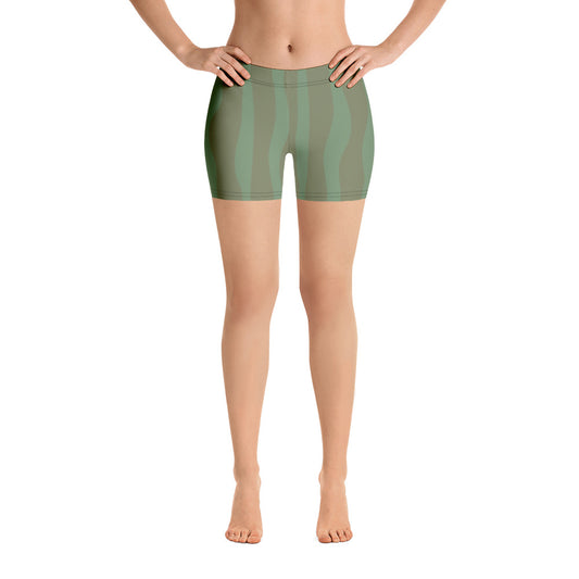 Two Tone Green Shorts